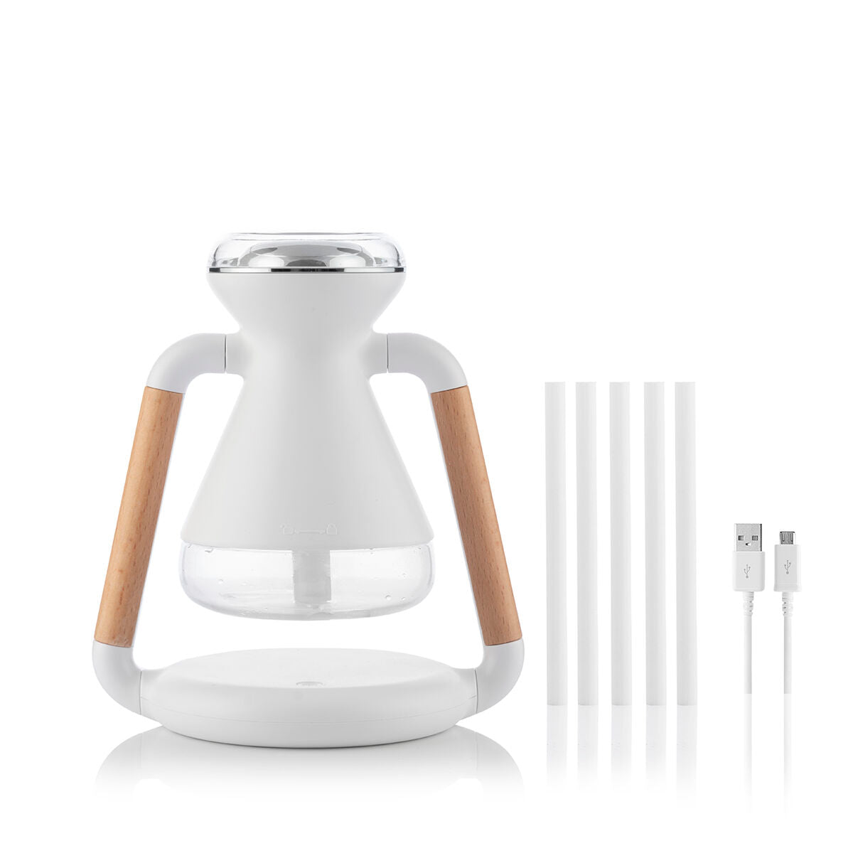 3-in-1 Luftbefeuchter, Aroma Diffuser, Wireless Charger